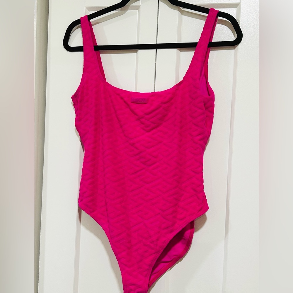 Pink Versace one piece
